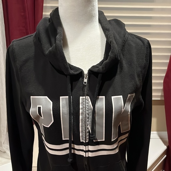 Victoria’s Secret Pink zipper Sweatshirt Sz S - Picture 6 of 9